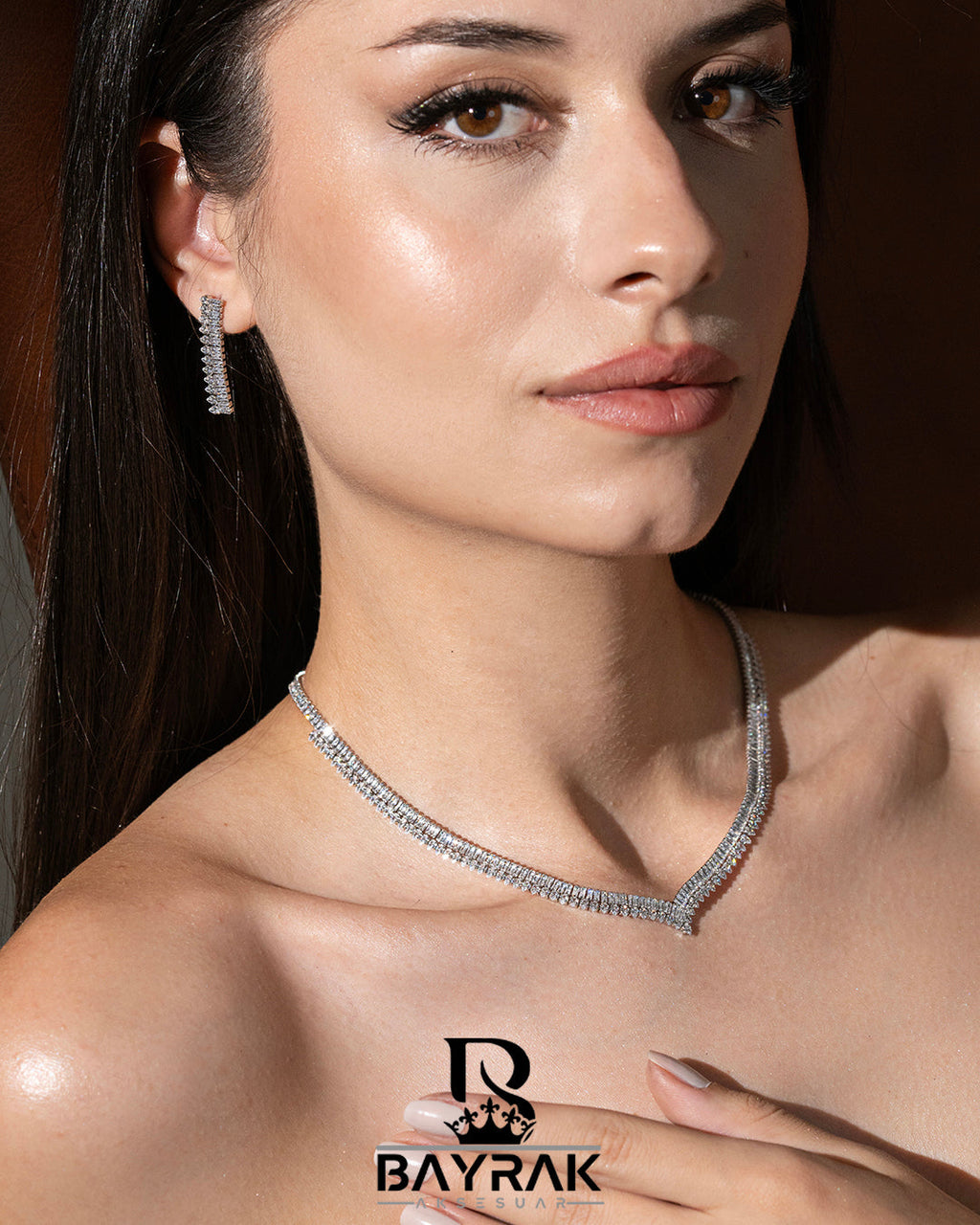 LB 2508 Crystal-Style Fashion Jewelry Set product photo 2