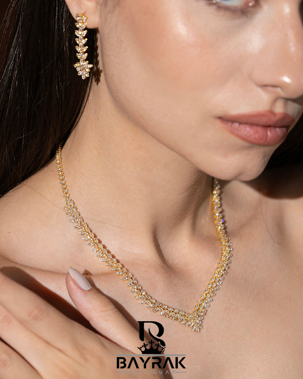 LB 2514 Crystal-Style Fashion Jewelry Set product photo 2