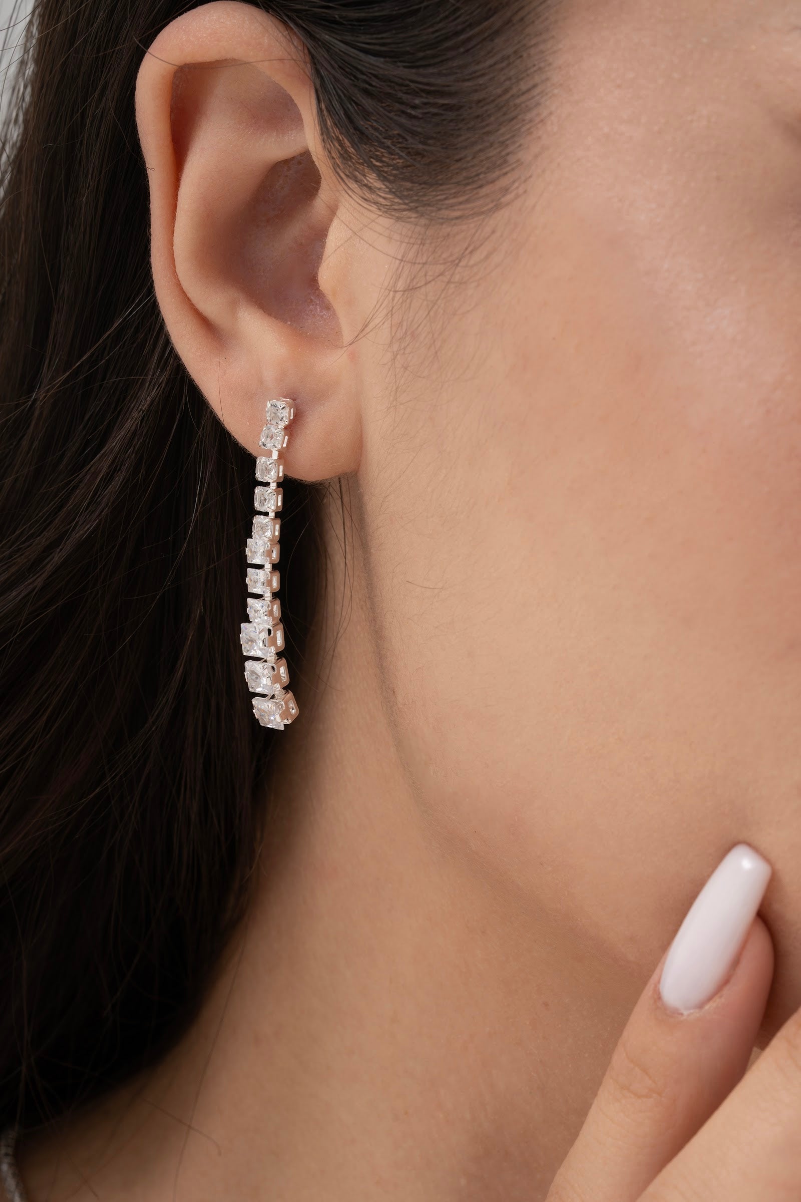 MİREL 7017 Zirkon Taşlı Gelin Seti Fashion Jewelry Set product photo 3