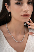 MİREL 7146 Zirkon Taşlı Gelin Seti Fashion Jewelry Set product photo 1