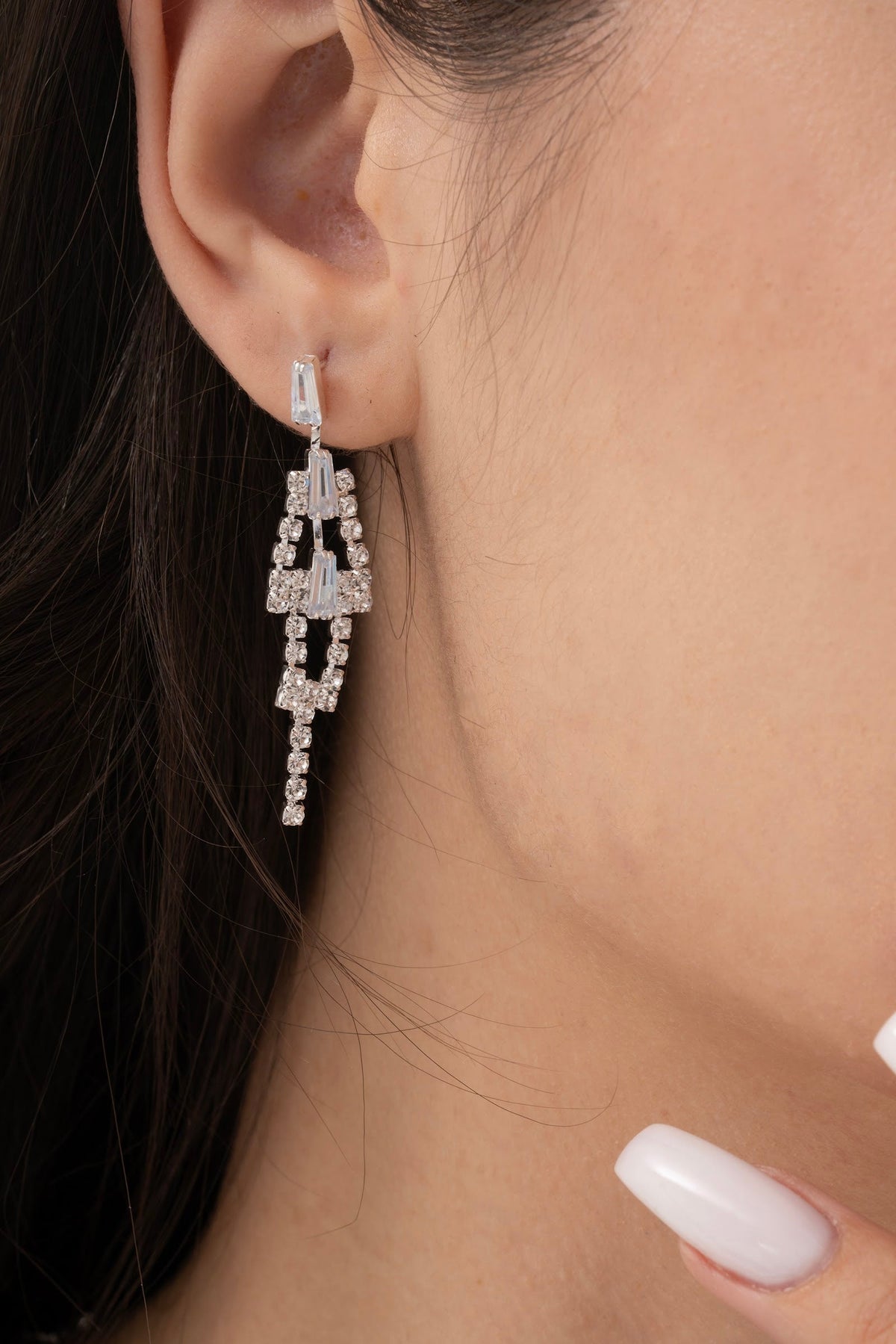 MİREL 7111 Zirkon Taşlı Gelin Seti Fashion Jewelry Set product photo 3