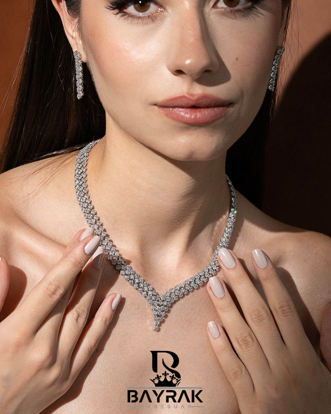 LB 2501 Crystal-Style Fashion Jewelry Set product photo 1