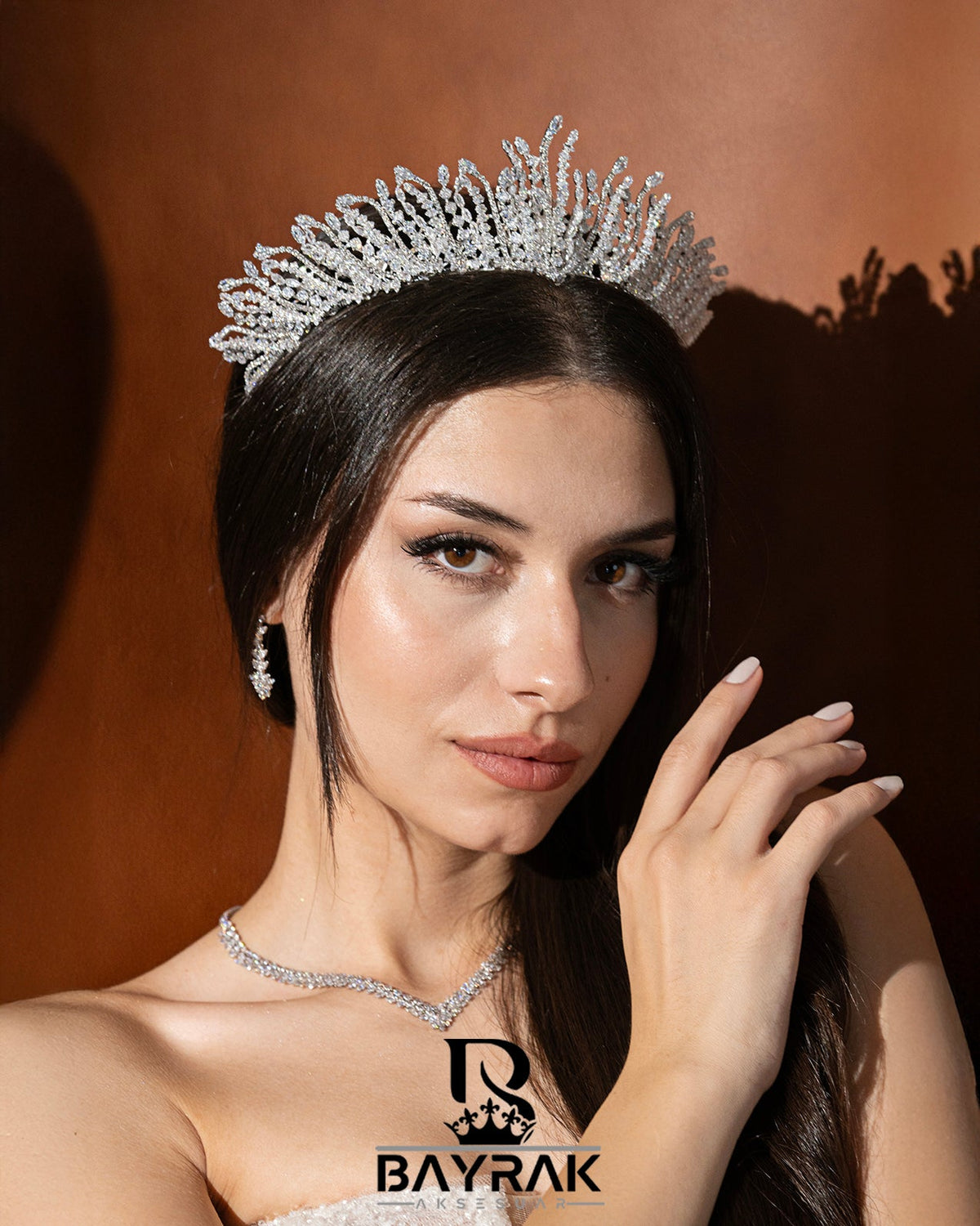 Elaris 565 3D Crystal-Style Bridal Headpiece product photo 1