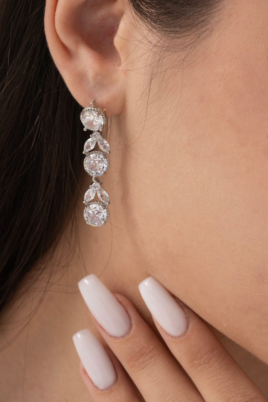 MİREL 7135 Zirkon Taşlı Gelin Seti Fashion Jewelry Set product photo 3