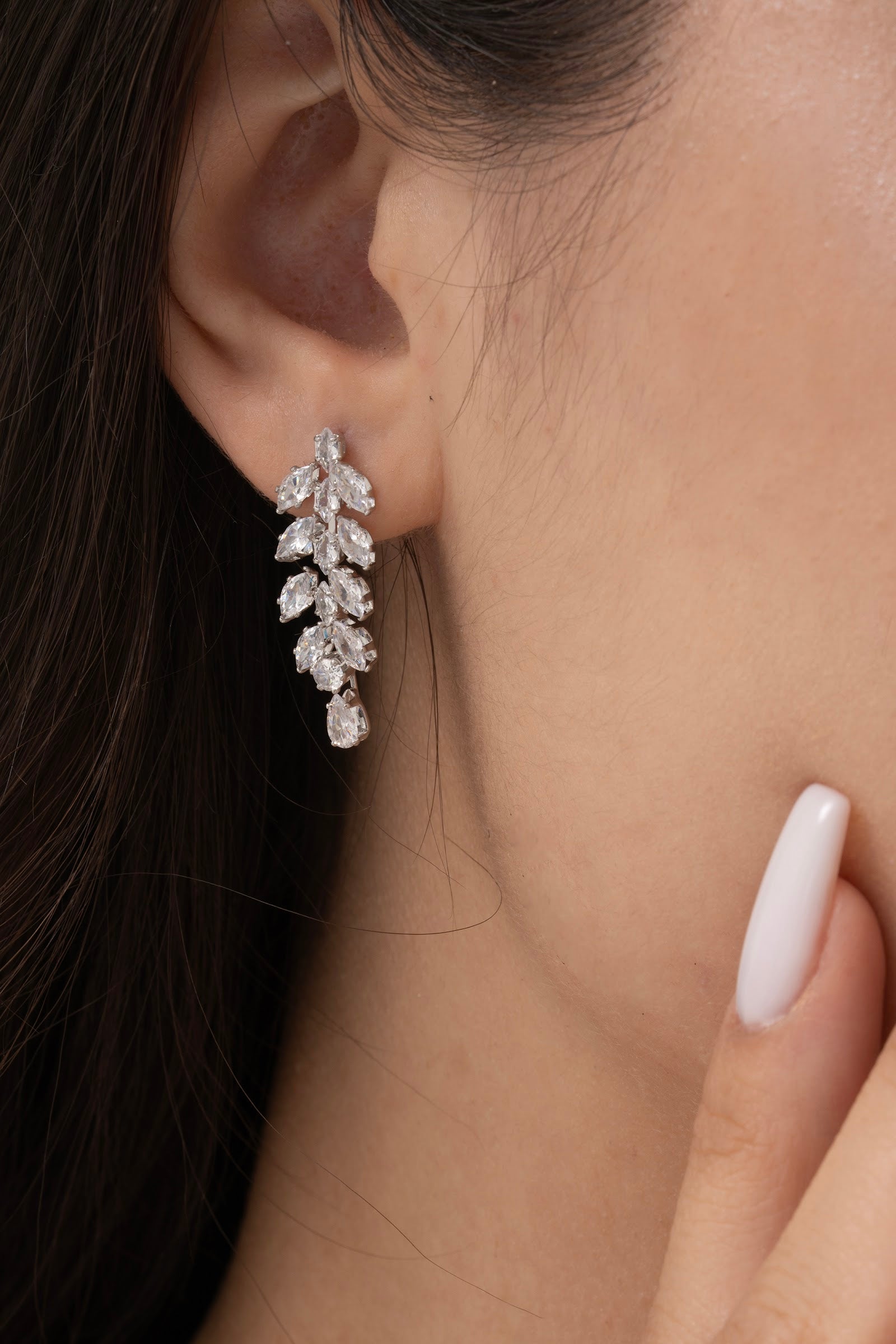 MİREL 7036 Zirkon Taşlı Gelin Seti Fashion Jewelry Set product photo 3