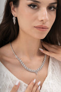 MİREL 7101 Zirkon Taşlı Gelin Seti Fashion Jewelry Set product photo 1
