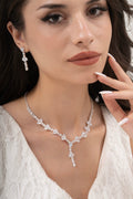MİREL 7126 Zirkon Taşlı Gelin Seti Fashion Jewelry Set product photo 1