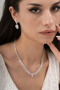 MİREL 7030 Zirkon Taşlı Gelin Seti Fashion Jewelry Set product photo 1