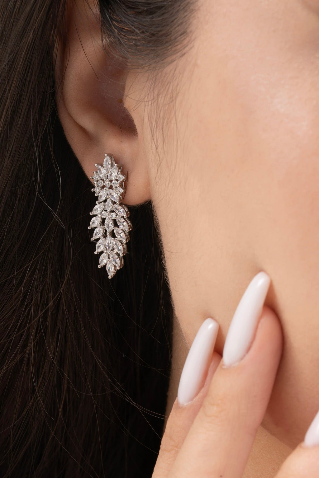 MİREL 7051 Zirkon Taşlı Gelin Seti Fashion Jewelry Set product photo 3