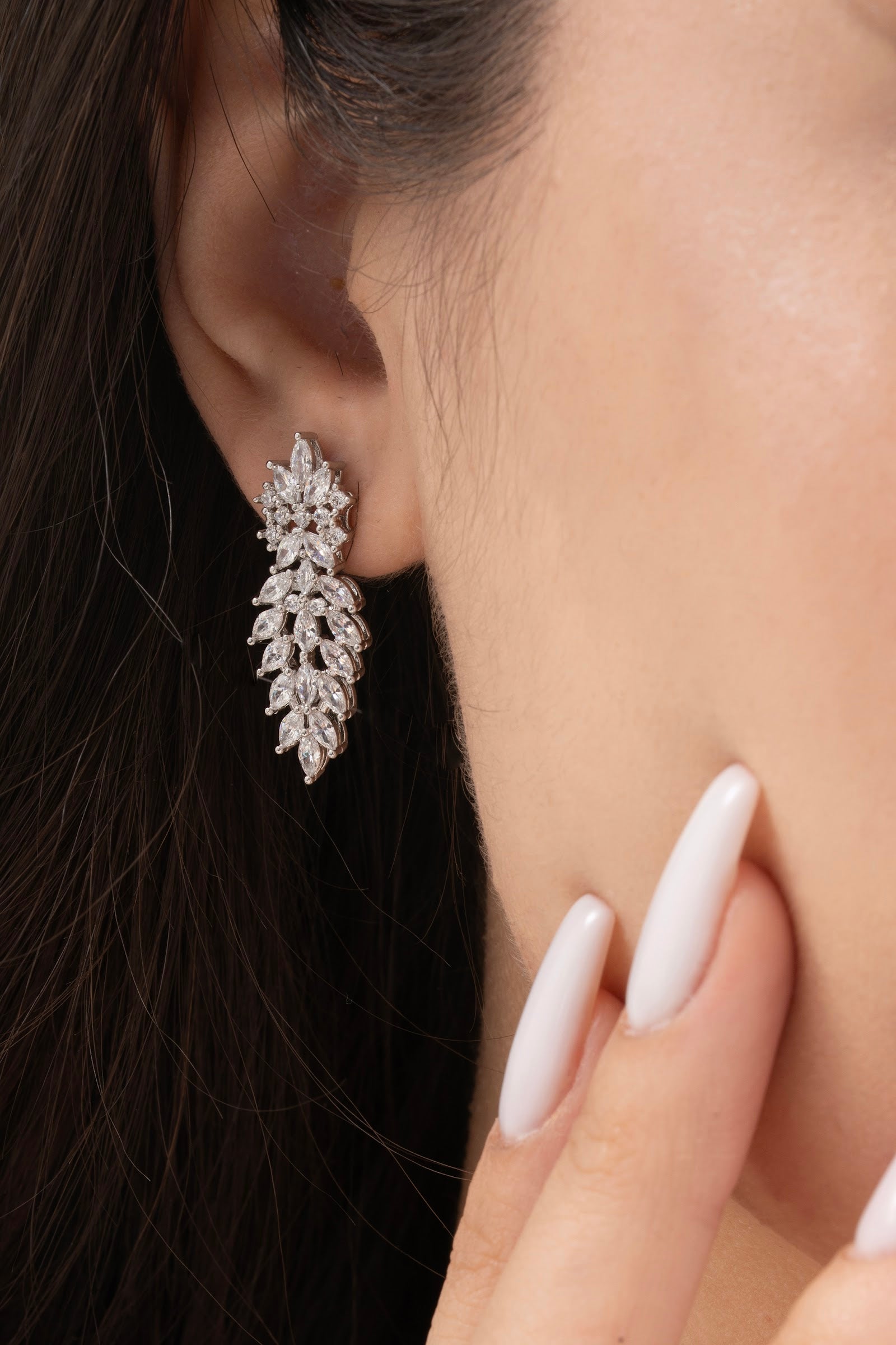 MİREL 7051 Zirkon Taşlı Gelin Seti Fashion Jewelry Set product photo 3