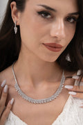 MİREL 7152 Zirkon Taşlı Gelin Seti Fashion Jewelry Set product photo 1