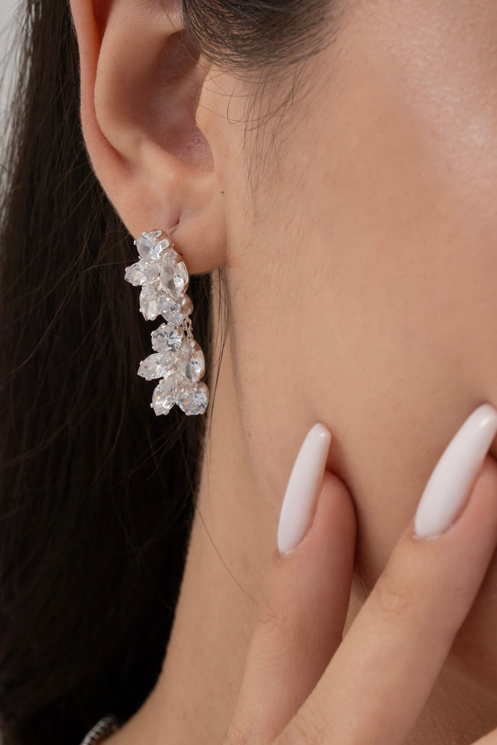 MİREL 7025 Zirkon Taşlı Gelin Seti Fashion Jewelry Set product photo 3
