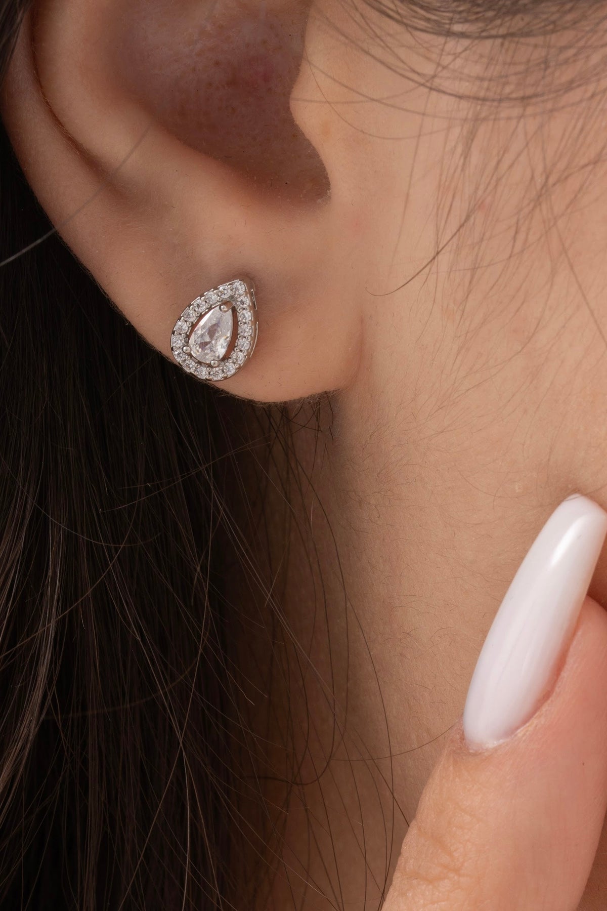 MİREL 7164 Zirkon Taşlı Gelin Seti Fashion Jewelry Set product photo 4