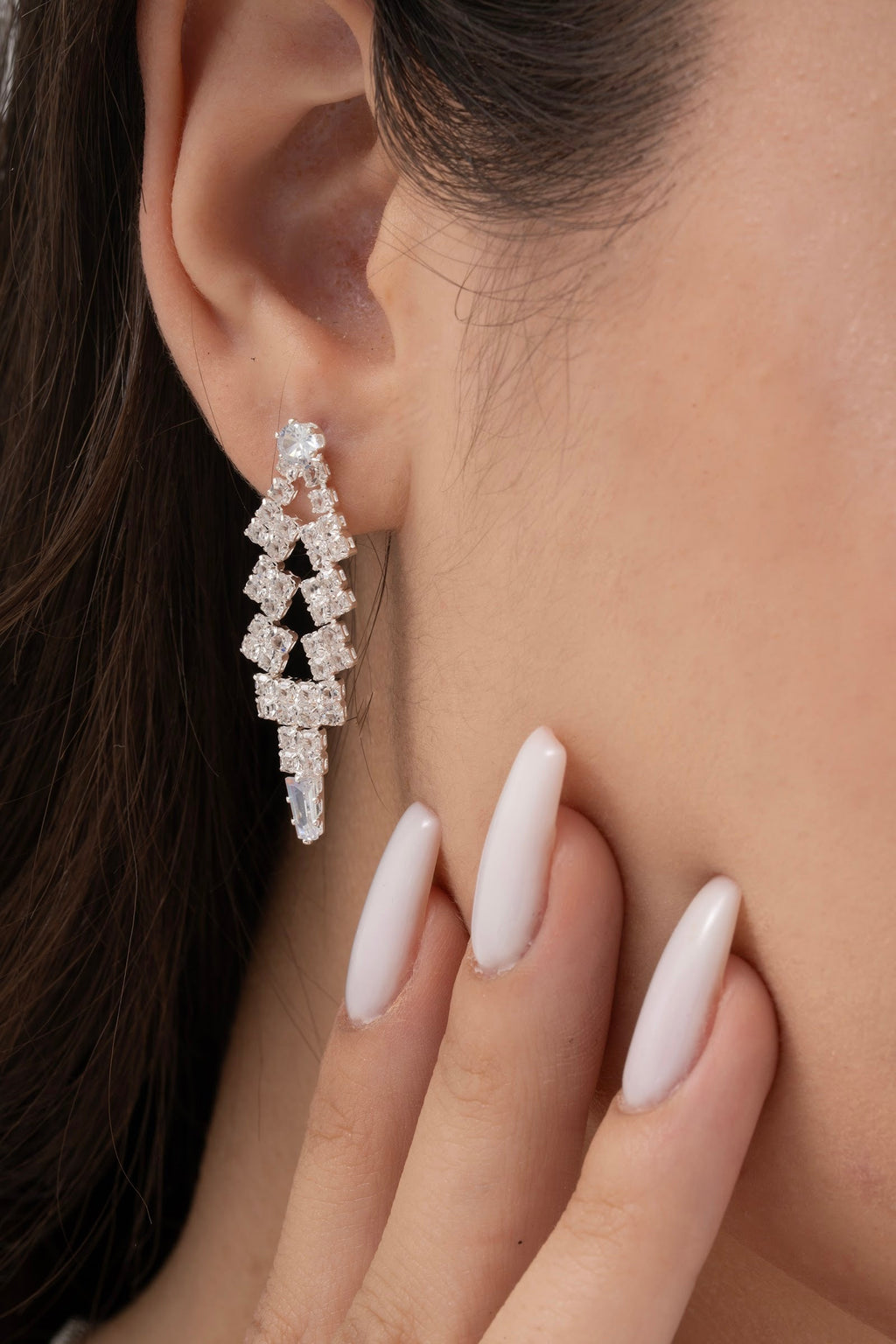 MİREL 7021 Zirkon Taşlı Gelin Seti Fashion Jewelry Set product photo 3