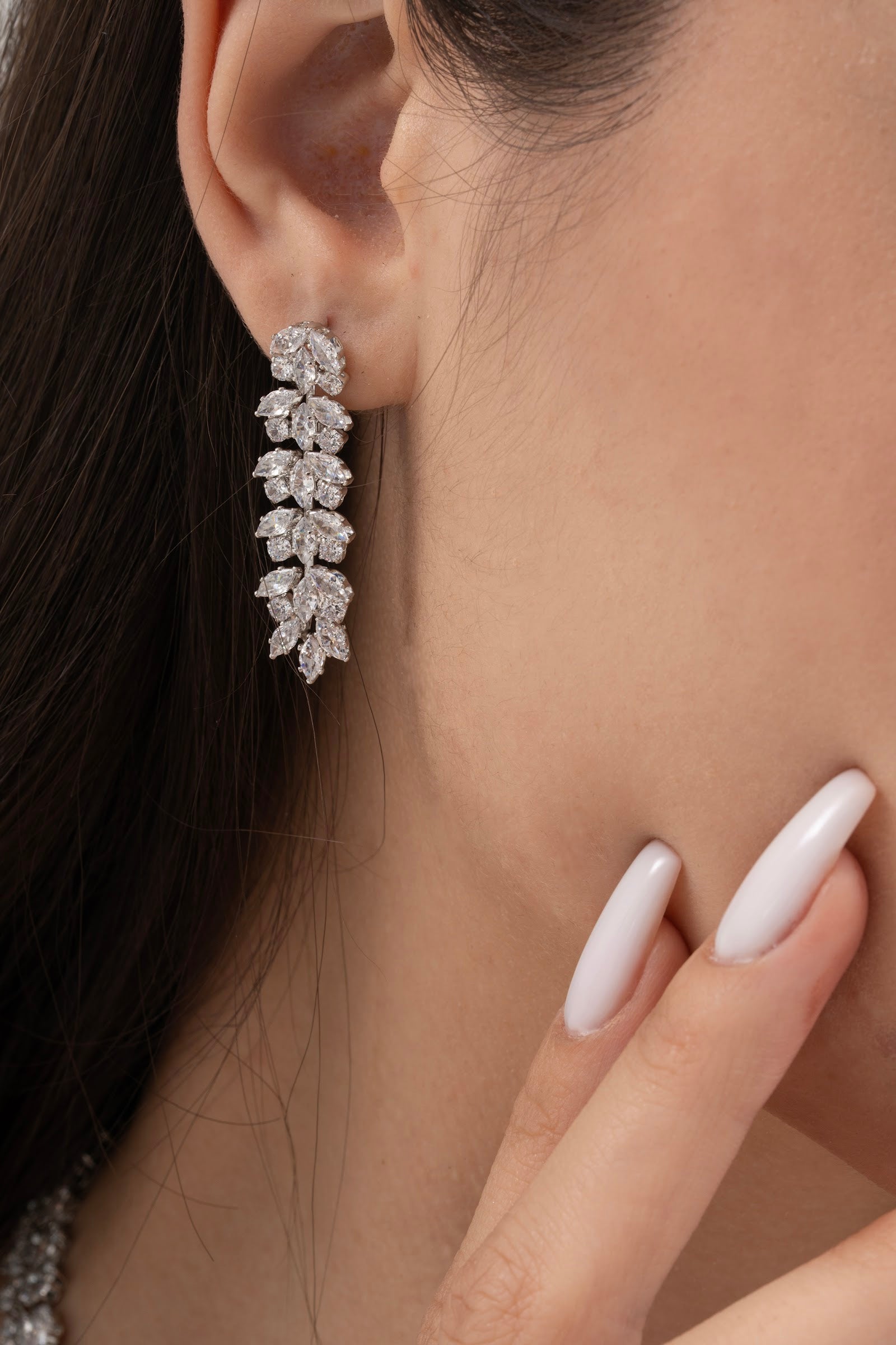 MİREL 7132 Zirkon Taşlı Gelin Seti Fashion Jewelry Set product photo 3