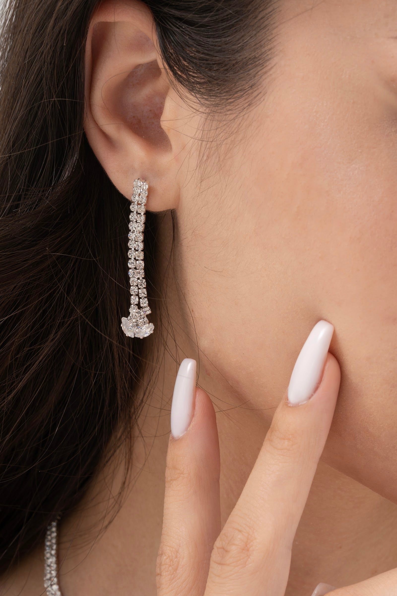MİREL 7089 Zirkon Taşlı Gelin Seti Fashion Jewelry Set product photo 3