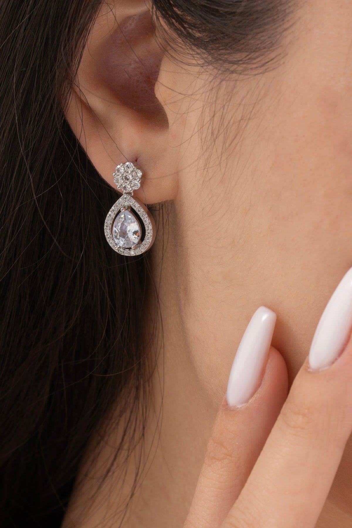MİREL 7068 Zirkon Taşlı Gelin Seti Fashion Jewelry Set product photo 3