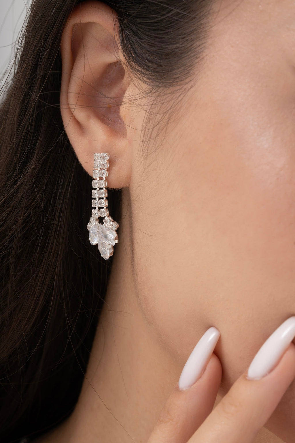 MİREL 7012 Zirkon Taşlı Gelin Seti Fashion Jewelry Set product photo 2