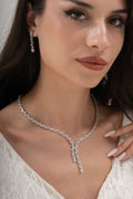 MİREL 7177 Zirkon Taşlı Gelin Seti Fashion Jewelry Set product photo 1