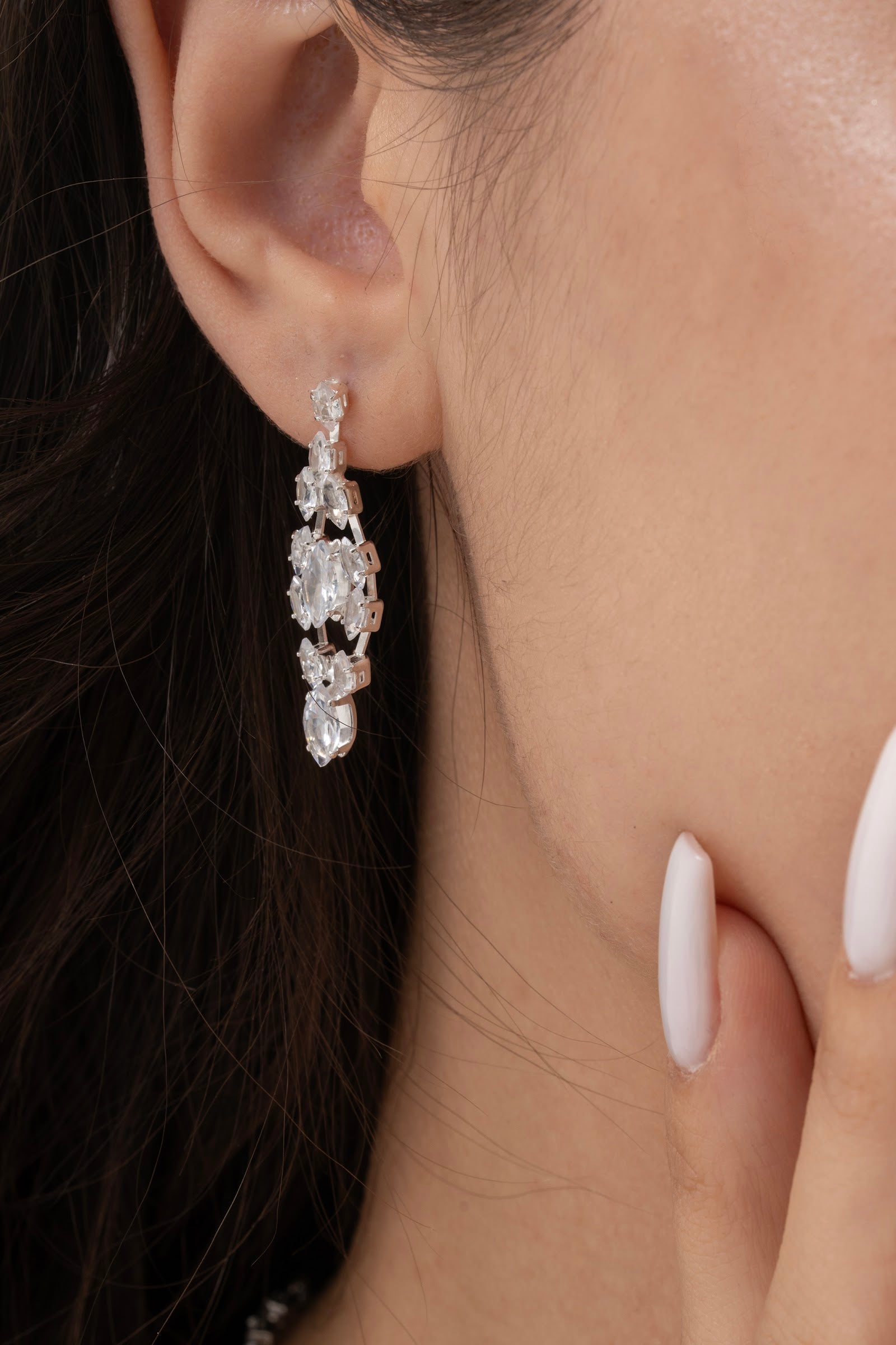 MİREL 7087 Zirkon Taşlı Gelin Seti Fashion Jewelry Set product photo 3