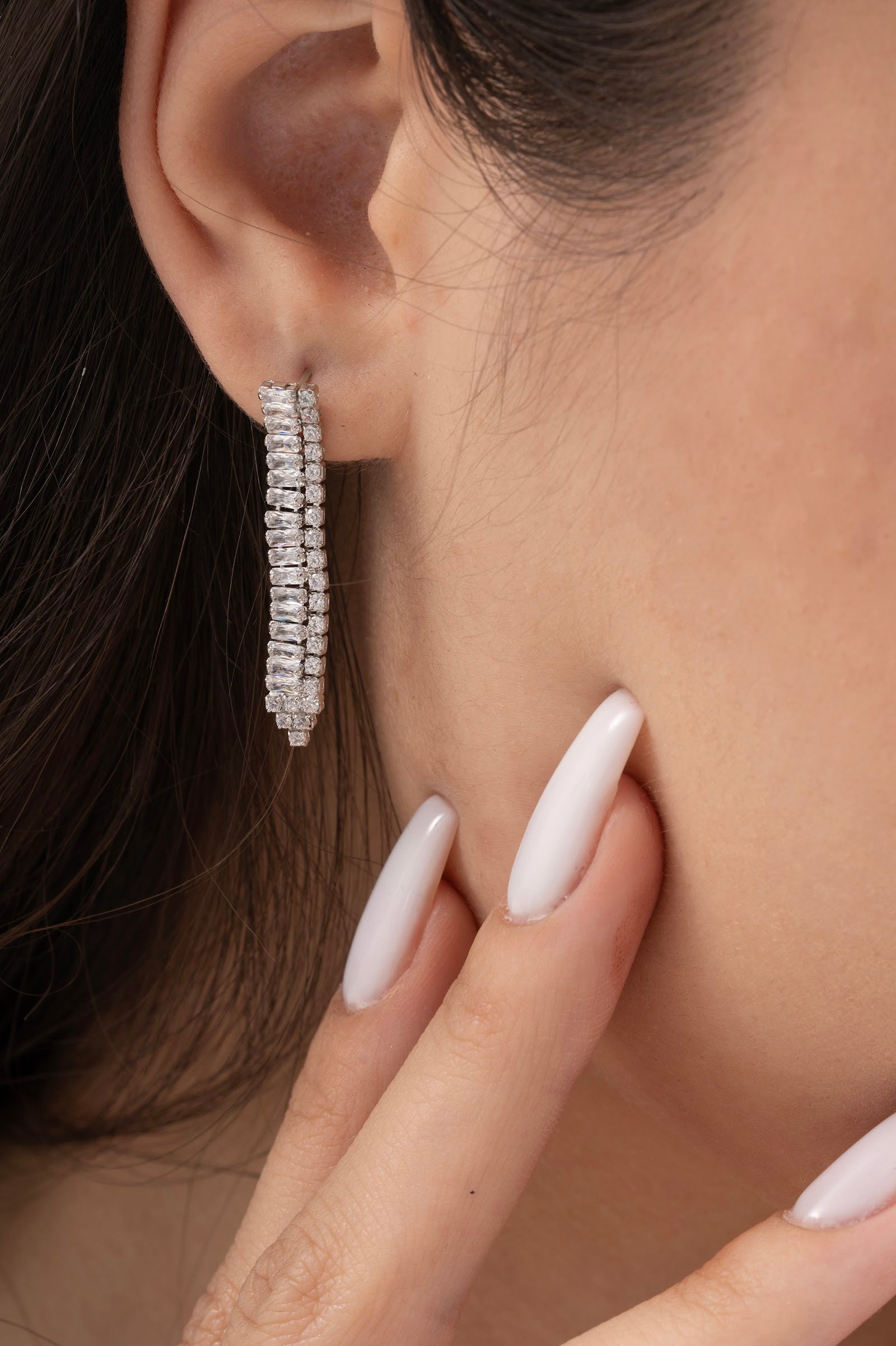 MİREL 7134 Zirkon Taşlı Gelin Seti Fashion Jewelry Set product photo 3