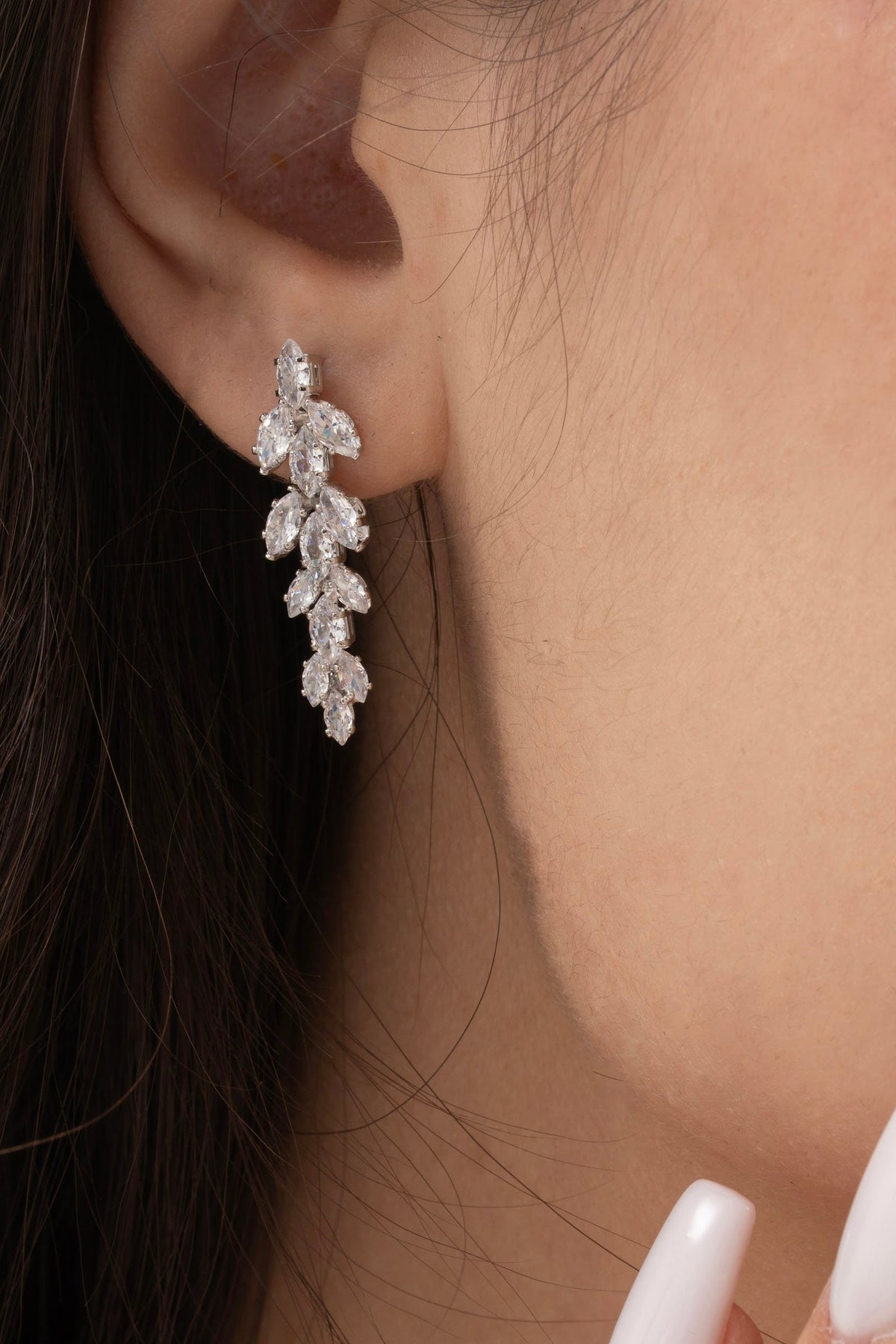 MİREL 7127 Zirkon Taşlı Gelin Seti Fashion Jewelry Set product photo 3