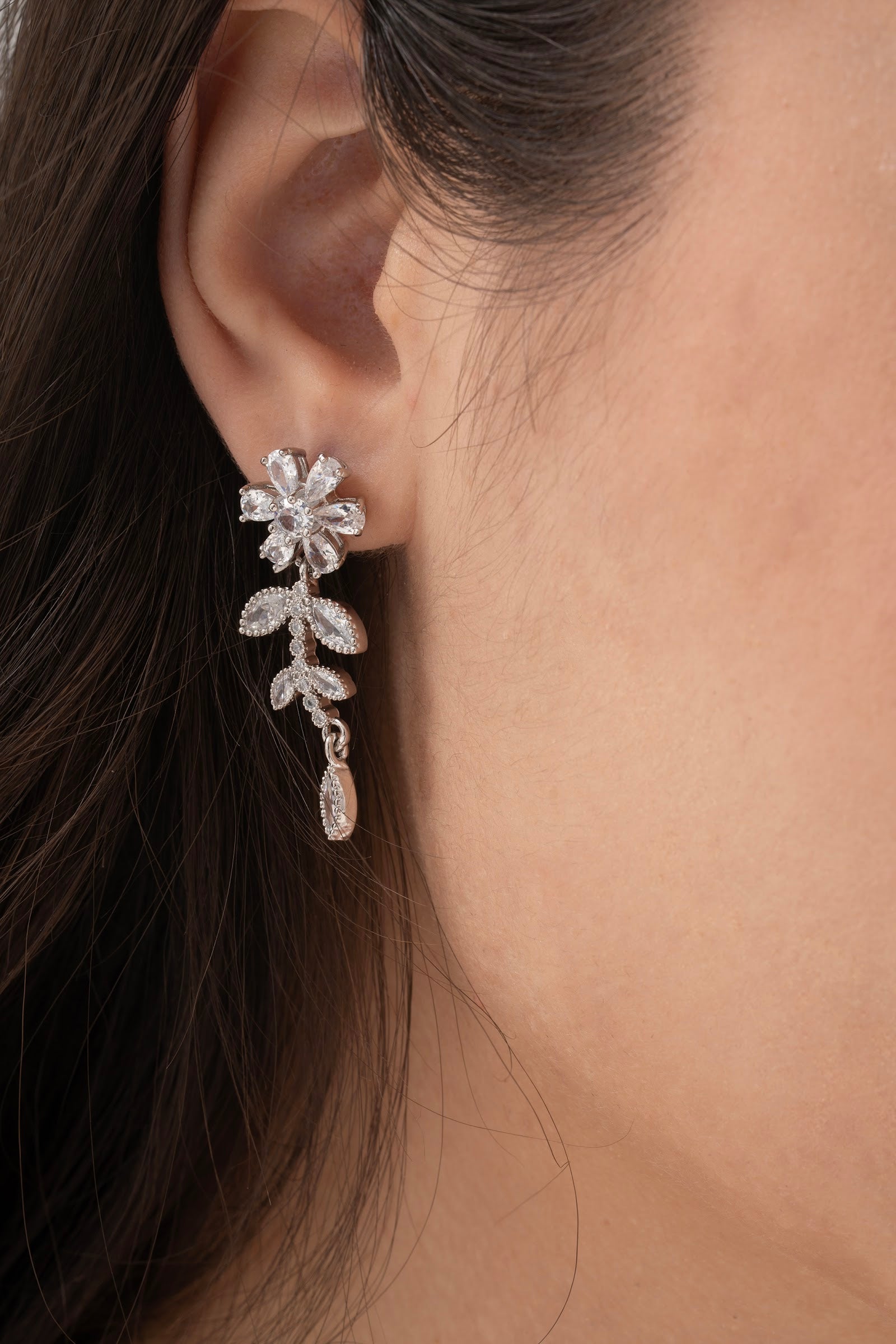 MİREL 7163 Zirkon Taşlı Gelin Seti Fashion Jewelry Set product photo 3