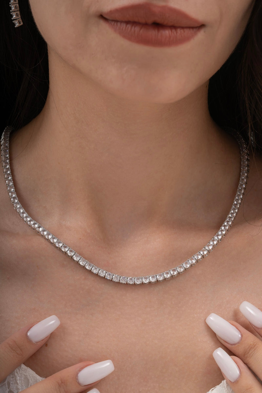 MİREL 7168 Baget Taş Dönmeyen Su Yolu Zirkon Taşlı Gelin Seti Fashion Jewelry Set product photo 2