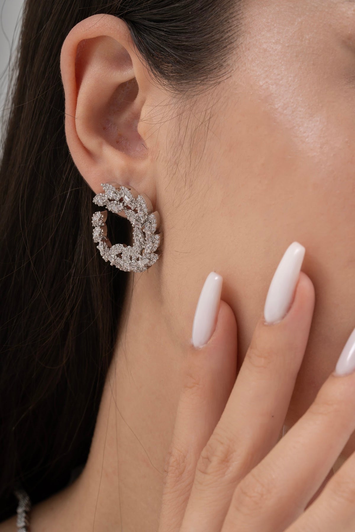 MİREL 7073 Zirkon Taşlı Gelin Seti Fashion Jewelry Set product photo 3