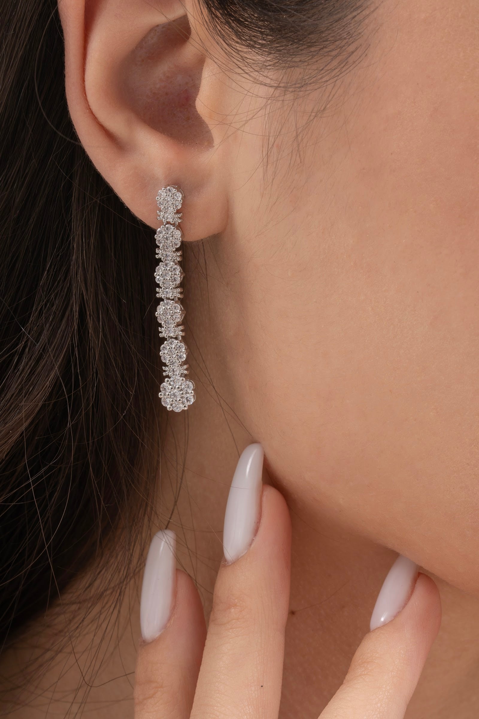 MİREL 7172 Zirkon Taşlı Gelin Seti Fashion Jewelry Set product photo 2