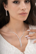 MİREL 7109 Zirkon Taşlı Gelin Seti Fashion Jewelry Set product photo 1