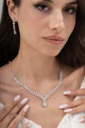 MİREL 7117 Zirkon Taşlı Gelin Seti Fashion Jewelry Set product photo 1