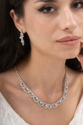 MİREL 7122 Zirkon Taşlı Gelin Seti Fashion Jewelry Set product photo 1