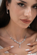 MİREL 7169 Zirkon Taşlı Gelin Seti Fashion Jewelry Set product photo 1