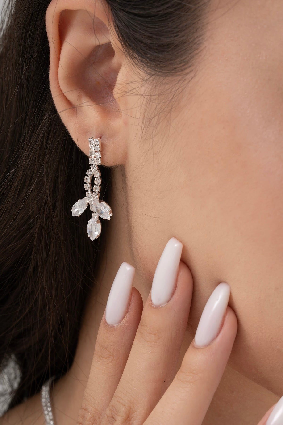 MİREL 7011 Zirkon Taşlı Gelin Seti Fashion Jewelry Set product photo 3