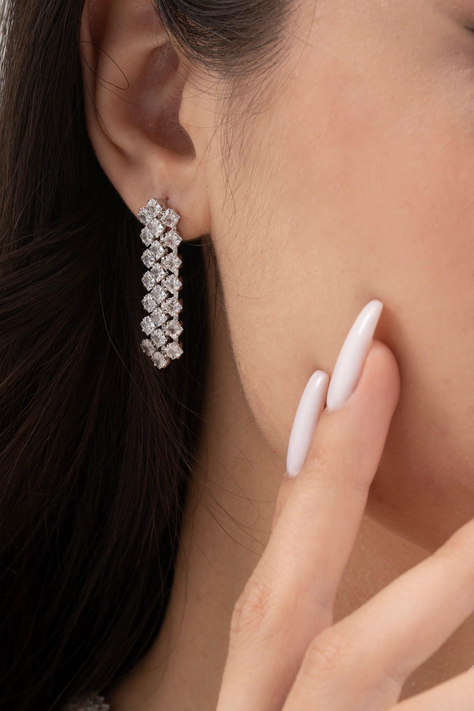 MİREL 7121 Zirkon Taşlı Gelin Seti Fashion Jewelry Set product photo 3