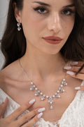 MİREL 7160 Zirkon Taşlı Gelin Seti Fashion Jewelry Set product photo 1