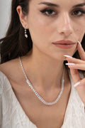 MİREL 7020 Zirkon Taşlı Gelin Seti Fashion Jewelry Set product photo 1