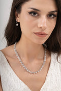 MİREL 7069 Zirkon Taşlı Gelin Seti Fashion Jewelry Set product photo 1