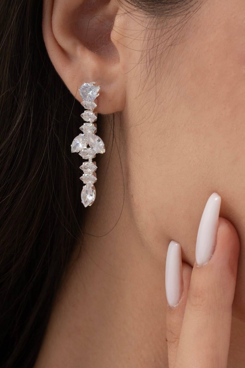 MİREL 7126 Zirkon Taşlı Gelin Seti Fashion Jewelry Set product photo 3