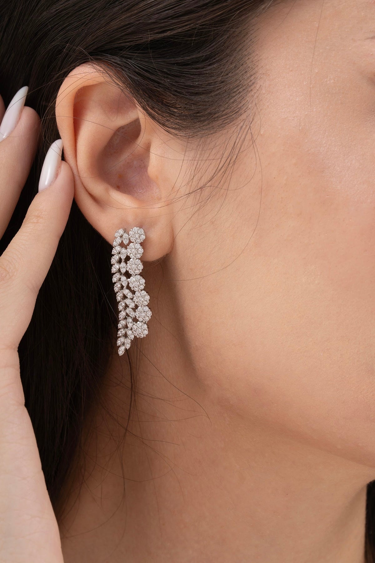 MİREL 7006 Zirkon Taşlı Gelin Seti Fashion Jewelry Set product photo 3