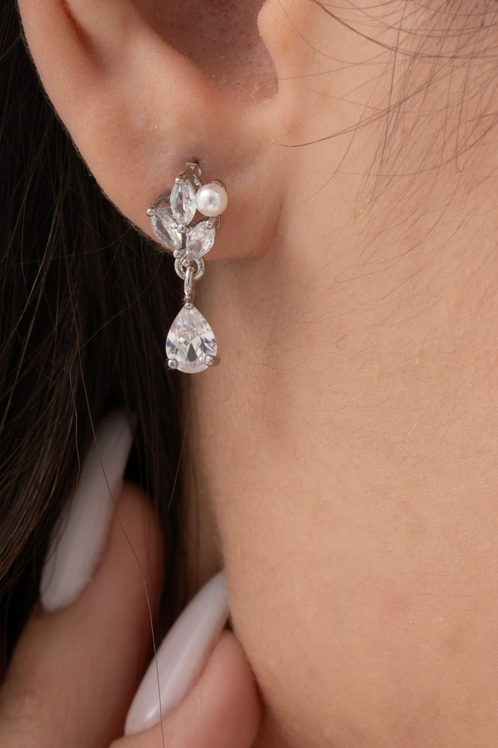 MİREL 7145 Zirkon Taşlı Gelin Seti Fashion Jewelry Set product photo 3