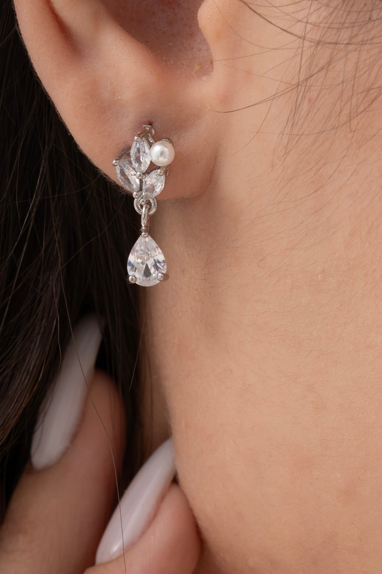 MİREL 7145 Zirkon Taşlı Gelin Seti Fashion Jewelry Set product photo 3