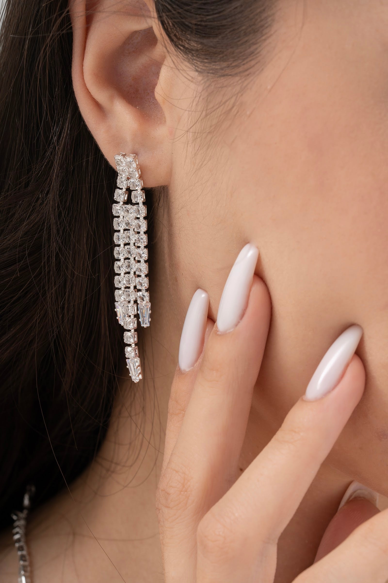 MİREL 7107 Zirkon Taşlı Gelin Seti Fashion Jewelry Set product photo 3