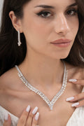 MİREL 7120 Zirkon Taşlı Gelin Seti Fashion Jewelry Set product photo 1