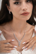 MİREL 7156 Zirkon Taşlı Gelin Seti Fashion Jewelry Set product photo 1