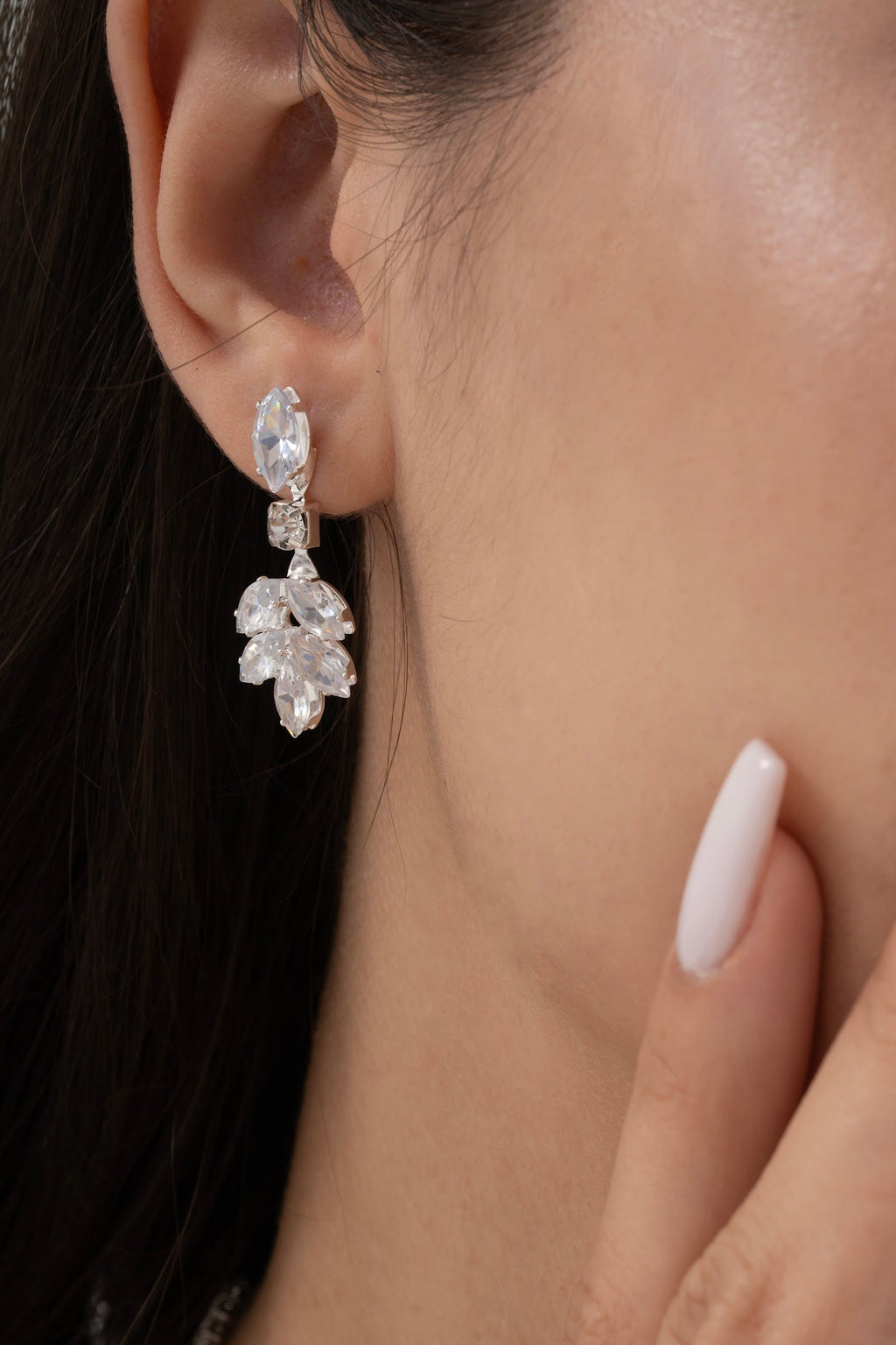 MİREL 7030 Zirkon Taşlı Gelin Seti Fashion Jewelry Set product photo 3