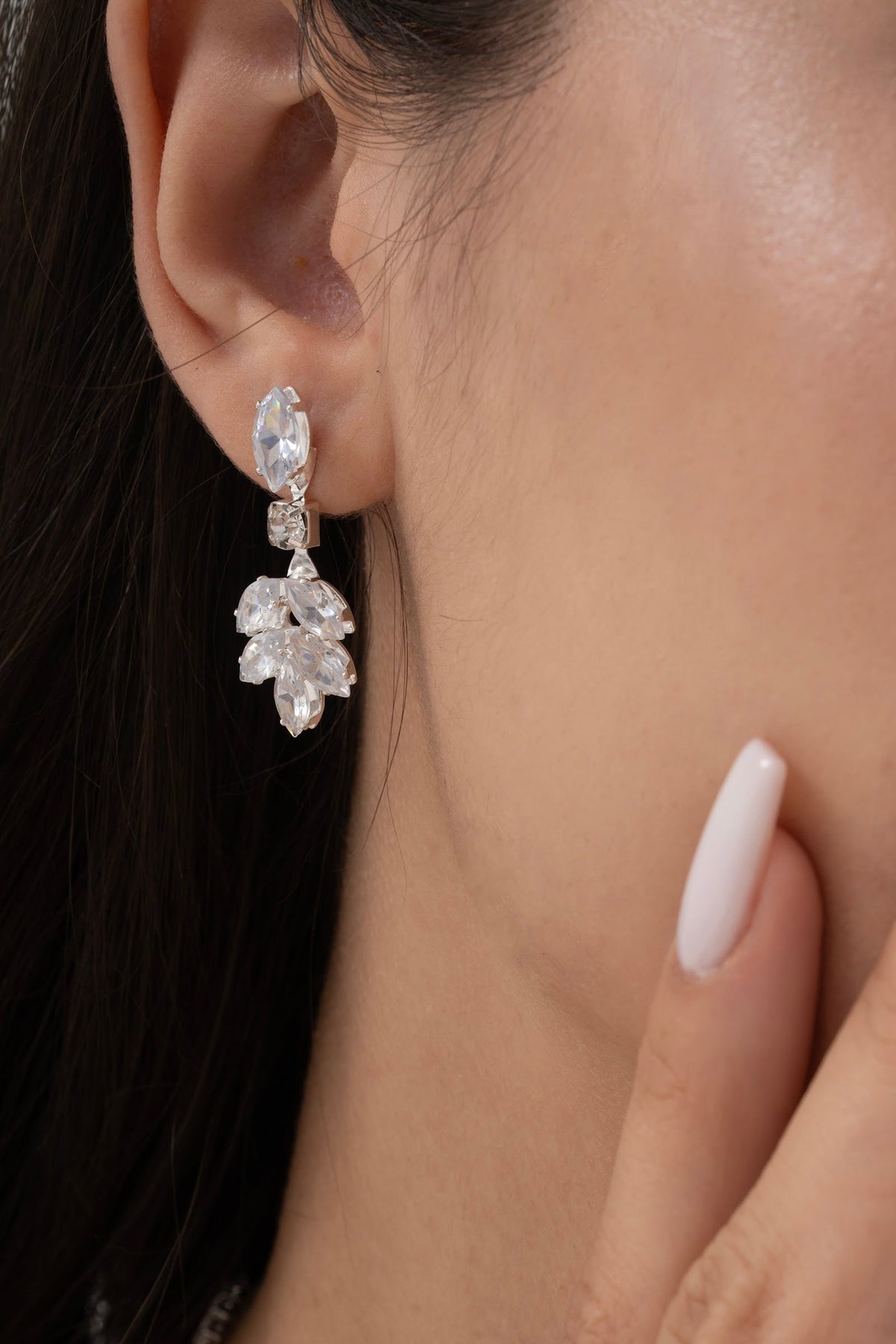 MİREL 7030 Zirkon Taşlı Gelin Seti Fashion Jewelry Set product photo 3