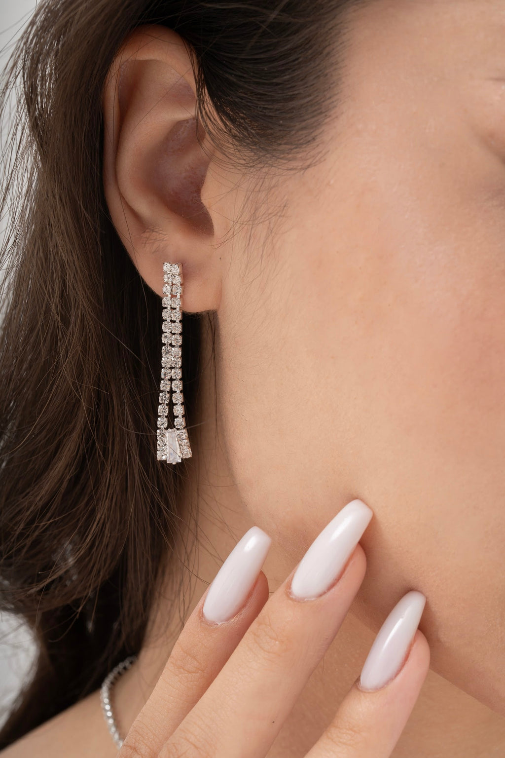 MİREL 7032 Zirkon Taşlı Gelin Seti Fashion Jewelry Set product photo 3