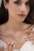 MİREL 7145 Zirkon Taşlı Gelin Seti Fashion Jewelry Set product photo 1